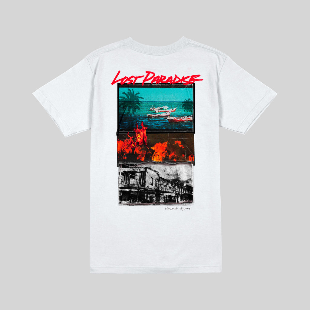 Lost Paradise T-shirt - White - Freedom 83